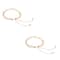 Gold Cable Slider Charm Bracelets, 2ct. by Bead Landing™